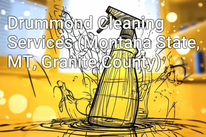 Drummond Cleaning Services (Montana State, MT, Granite County)