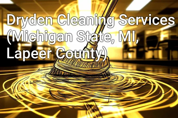 Dryden Cleaning Services (Michigan State, MI, Lapeer County)