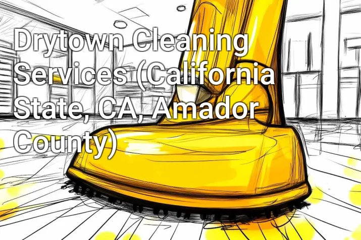 Drytown Cleaning Services (California State, CA, Amador County)