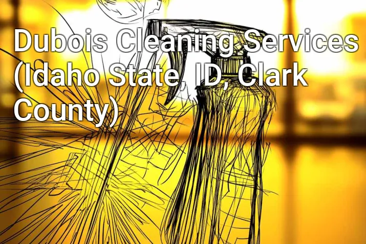 Dubois Cleaning Services (Idaho State, ID, Clark County)