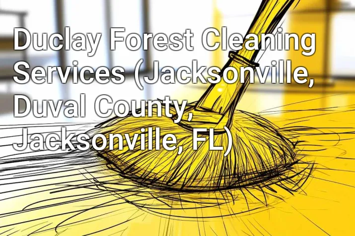 Duclay Forest Cleaning Services (Jacksonville, Duval County, Jacksonville, FL)