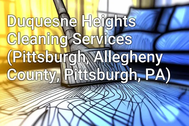 Duquesne Heights Cleaning Services (Pittsburgh, Allegheny County, Pittsburgh, PA)