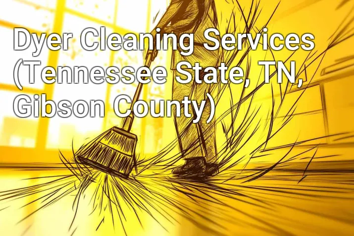 Dyer Cleaning Services (Tennessee State, TN, Gibson County)