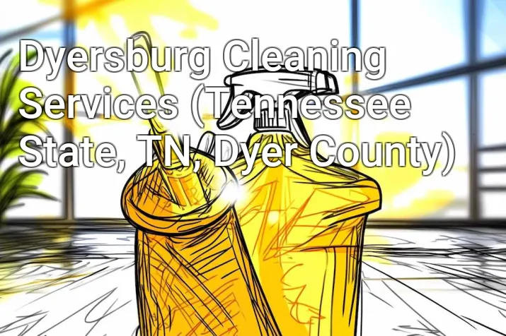 Dyersburg Cleaning Services (Tennessee State, TN, Dyer County)