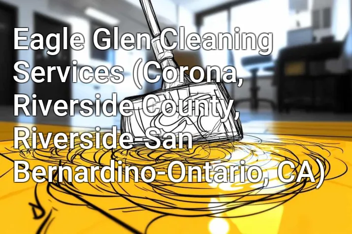 Eagle Glen Cleaning Services (Corona, Riverside County, Riverside-San Bernardino-Ontario, CA)