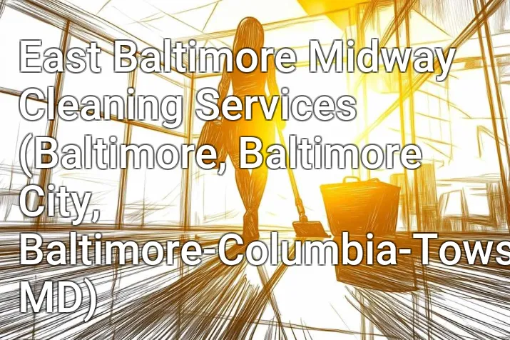 East Baltimore Midway Cleaning Services (Baltimore, Baltimore City, Baltimore-Columbia-Towson, MD)