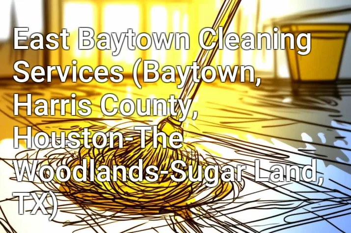 East Baytown Cleaning Services (Baytown, Harris County, Houston-The Woodlands-Sugar Land, TX)