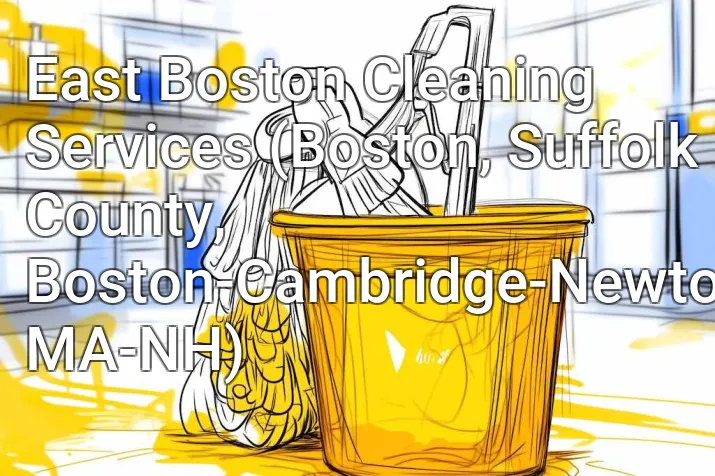 East Boston Cleaning Services (Boston, Suffolk County, Boston-Cambridge-Newton, MA-NH)