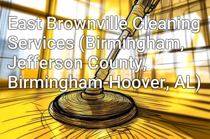 East Brownville Cleaning Services (Birmingham, Jefferson County, Birmingham-Hoover, AL)