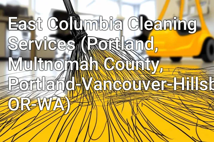 East Columbia Cleaning Services (Portland, Multnomah County, Portland-Vancouver-Hillsboro, OR-WA)