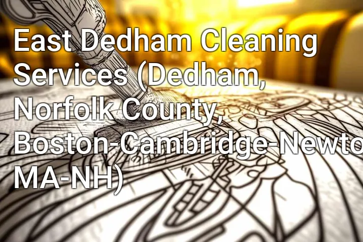 East Dedham Cleaning Services (Dedham, Norfolk County, Boston-Cambridge-Newton, MA-NH)