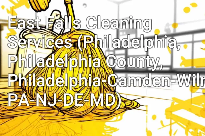 East Falls Cleaning Services (Philadelphia, Philadelphia County, Philadelphia-Camden-Wilmington, PA-NJ-DE-MD)