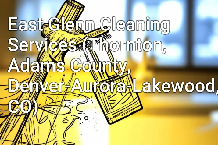 East Glenn Cleaning Services (Thornton, Adams County, Denver-Aurora-Lakewood, CO)