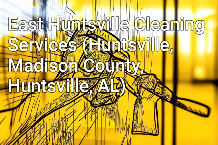 East Huntsville Cleaning Services (Huntsville, Madison County, Huntsville, AL)