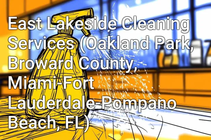 East Lakeside Cleaning Services (Oakland Park, Broward County, Miami-Fort Lauderdale-Pompano Beach, FL)