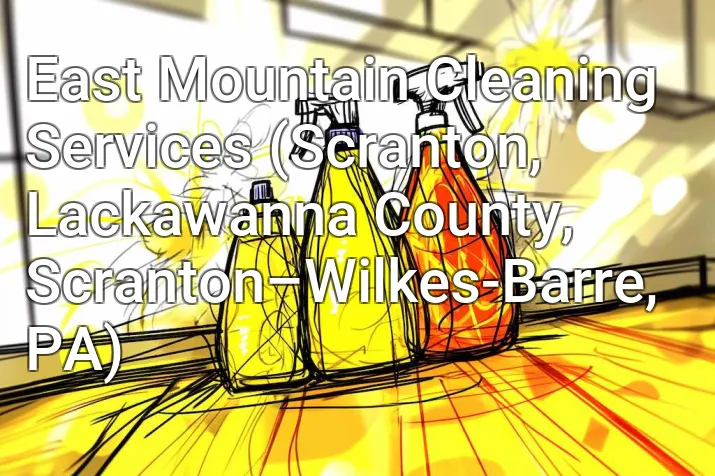 East Mountain Cleaning Services (Scranton, Lackawanna County, Scranton–Wilkes-Barre, PA)