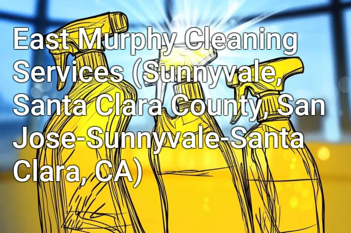 East Murphy Cleaning Services (Sunnyvale, Santa Clara County, San Jose-Sunnyvale-Santa Clara, CA)