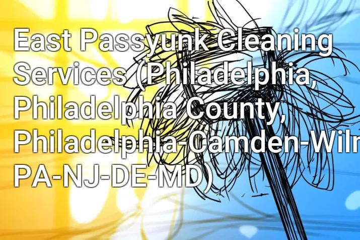 East Passyunk Cleaning Services (Philadelphia, Philadelphia County, Philadelphia-Camden-Wilmington, PA-NJ-DE-MD)