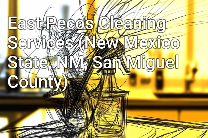 East Pecos Cleaning Services (New Mexico State, NM, San Miguel County)