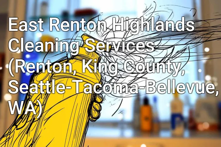 East Renton Highlands Cleaning Services (Renton, King County, Seattle-Tacoma-Bellevue, WA)