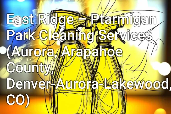 East Ridge – Ptarmigan Park Cleaning Services (Aurora, Arapahoe County, Denver-Aurora-Lakewood, CO)