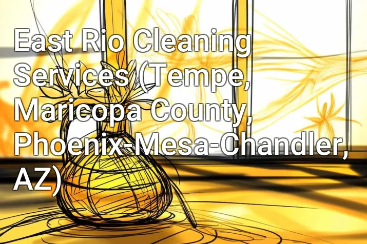 East Rio Cleaning Services (Tempe, Maricopa County, Phoenix-Mesa-Chandler, AZ)