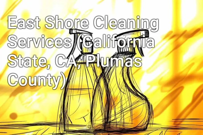 East Shore Cleaning Services (California State, CA, Plumas County)
