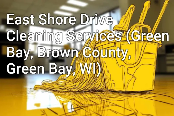 East Shore Drive Cleaning Services (Green Bay, Brown County, Green Bay, WI)