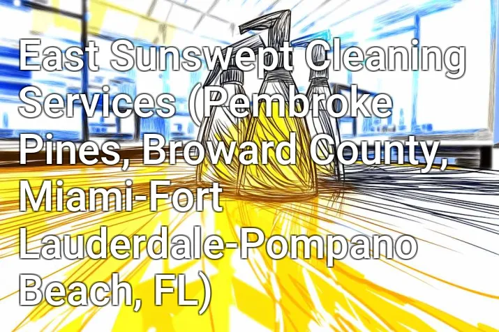 East Sunswept Cleaning Services (Pembroke Pines, Broward County, Miami-Fort Lauderdale-Pompano Beach, FL)
