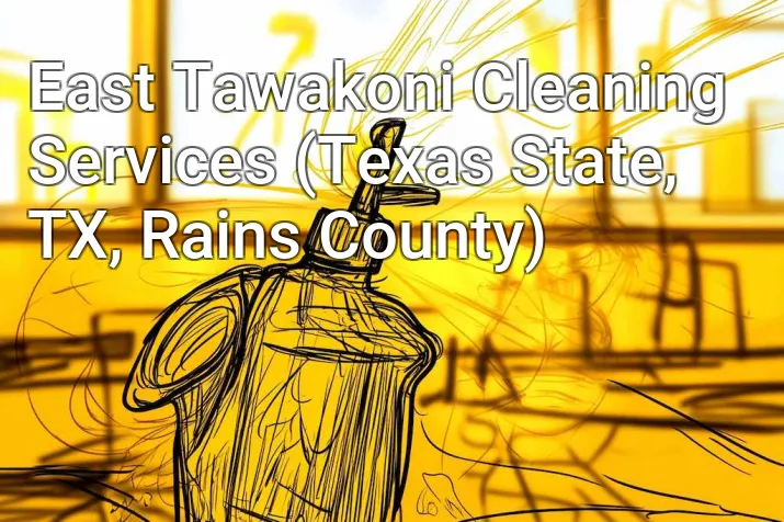 East Tawakoni Cleaning Services (Texas State, TX, Rains County)