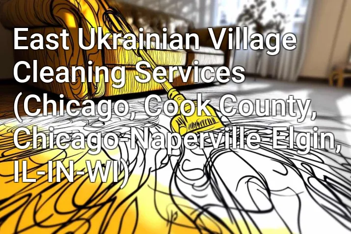 East Ukrainian Village Cleaning Services (Chicago, Cook County, Chicago-Naperville-Elgin, IL-IN-WI)