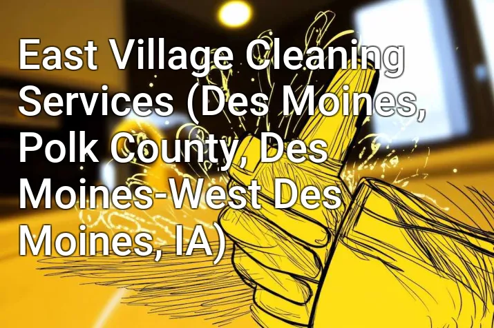 East Village Cleaning Services (Des Moines, Polk County, Des Moines-West Des Moines, IA)