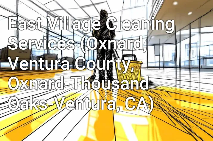 East Village Cleaning Services (Oxnard, Ventura County, Oxnard-Thousand Oaks-Ventura, CA)