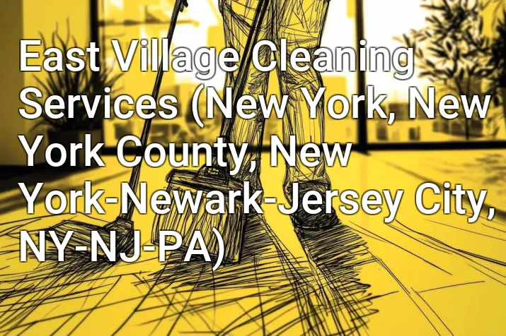 East Village Cleaning Services (New York, New York County, New York-Newark-Jersey City, NY-NJ-PA)