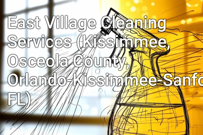 East Village Cleaning Services (Kissimmee, Osceola County, Orlando-Kissimmee-Sanford, FL)