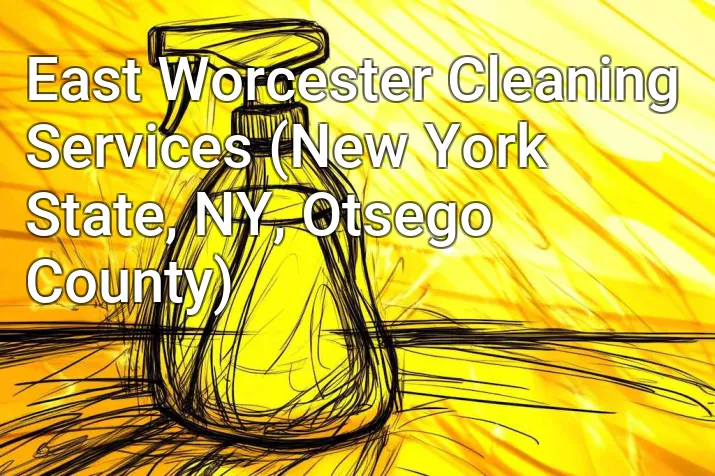 East Worcester Cleaning Services (New York State, NY, Otsego County)