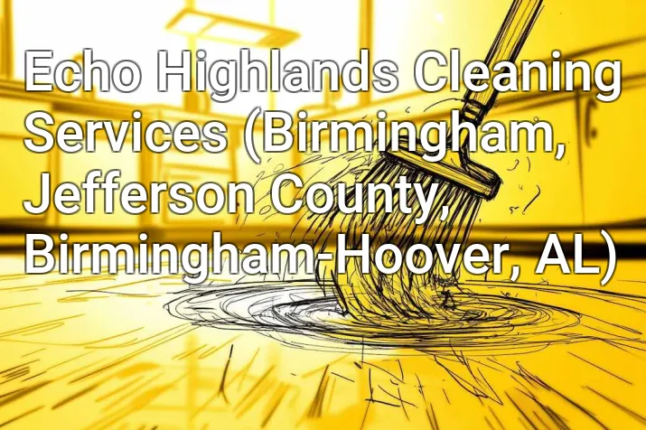 Echo Highlands Cleaning Services (Birmingham, Jefferson County, Birmingham-Hoover, AL)