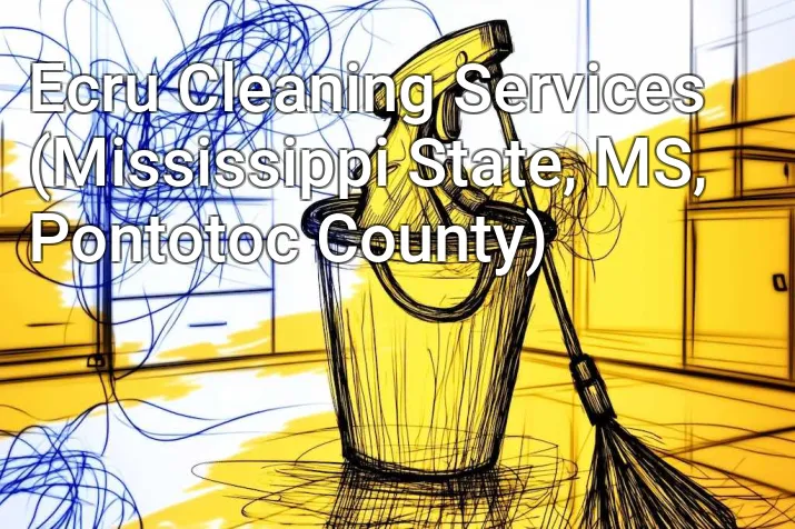 Ecru Cleaning Services (Mississippi State, MS, Pontotoc County)