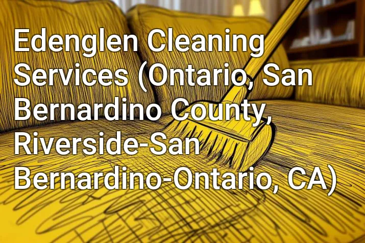 Edenglen Cleaning Services (Ontario, San Bernardino County, Riverside-San Bernardino-Ontario, CA)