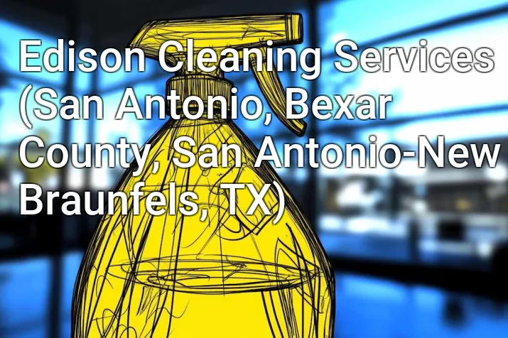 Edison Cleaning Services (San Antonio, Bexar County, San Antonio-New Braunfels, TX)