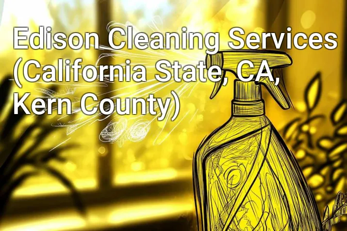 Edison Cleaning Services (California State, CA, Kern County)