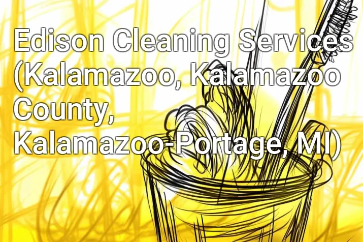 Edison Cleaning Services (Kalamazoo, Kalamazoo County, Kalamazoo-Portage, MI)