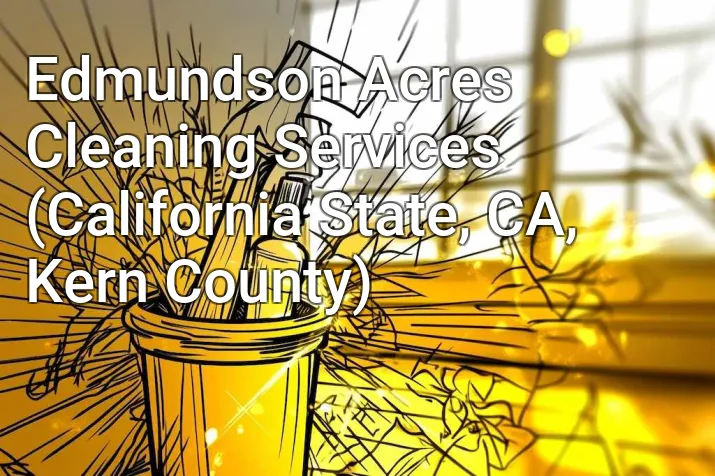 Edmundson Acres Cleaning Services (California State, CA, Kern County)
