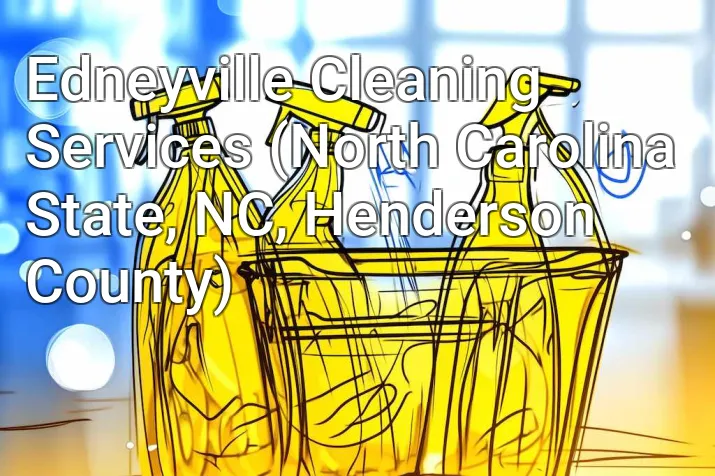Edneyville Cleaning Services (North Carolina State, NC, Henderson County)