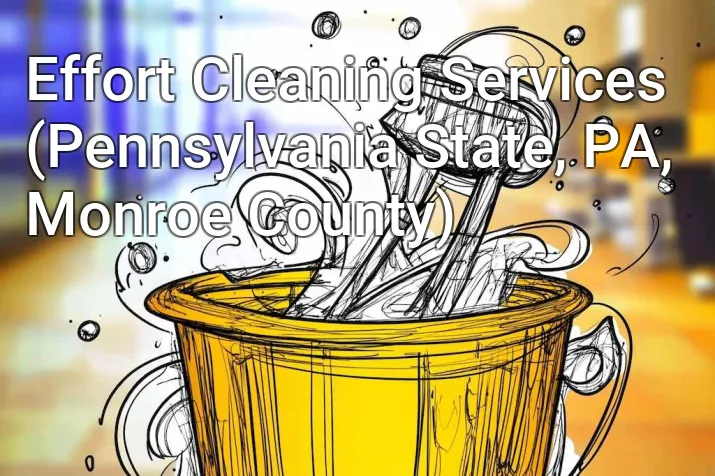 Effort Cleaning Services (Pennsylvania State, PA, Monroe County)