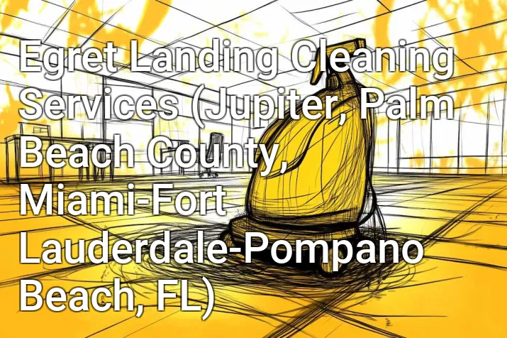 Egret Landing Cleaning Services (Jupiter, Palm Beach County, Miami-Fort Lauderdale-Pompano Beach, FL)