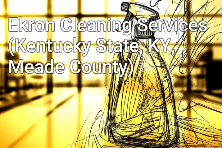 Ekron Cleaning Services (Kentucky State, KY, Meade County)