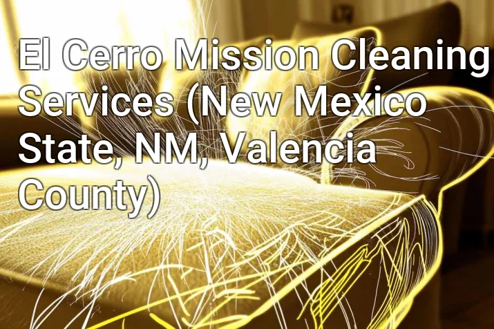 El Cerro Mission Cleaning Services (New Mexico State, NM, Valencia County)