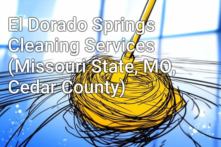 El Dorado Springs Cleaning Services (Missouri State, MO, Cedar County)