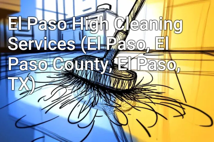 El Paso High Cleaning Services (El Paso, El Paso County, El Paso, TX)